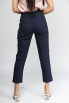 نتشي سروال طويل رسمي سادة مزين بأزرار من الجانب