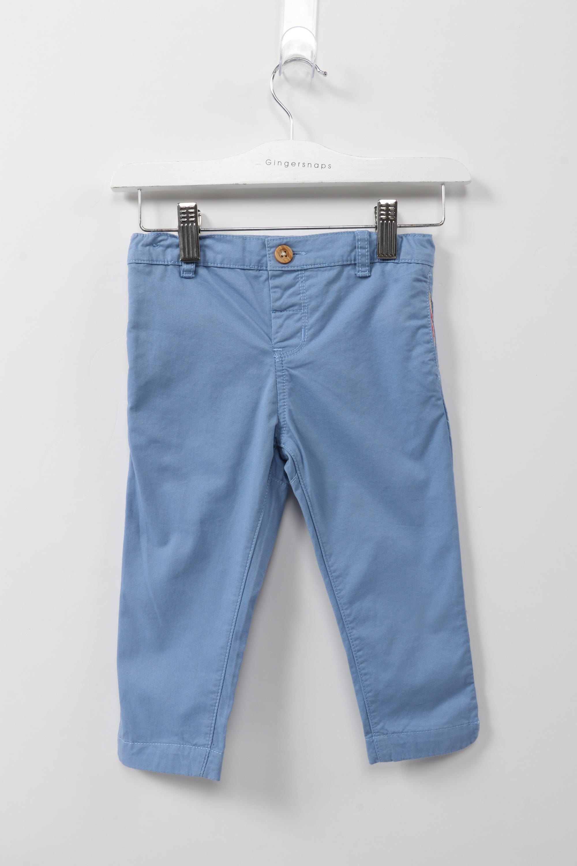 جينجرسنابس بنطلون ولادي سادة واسع أزرق