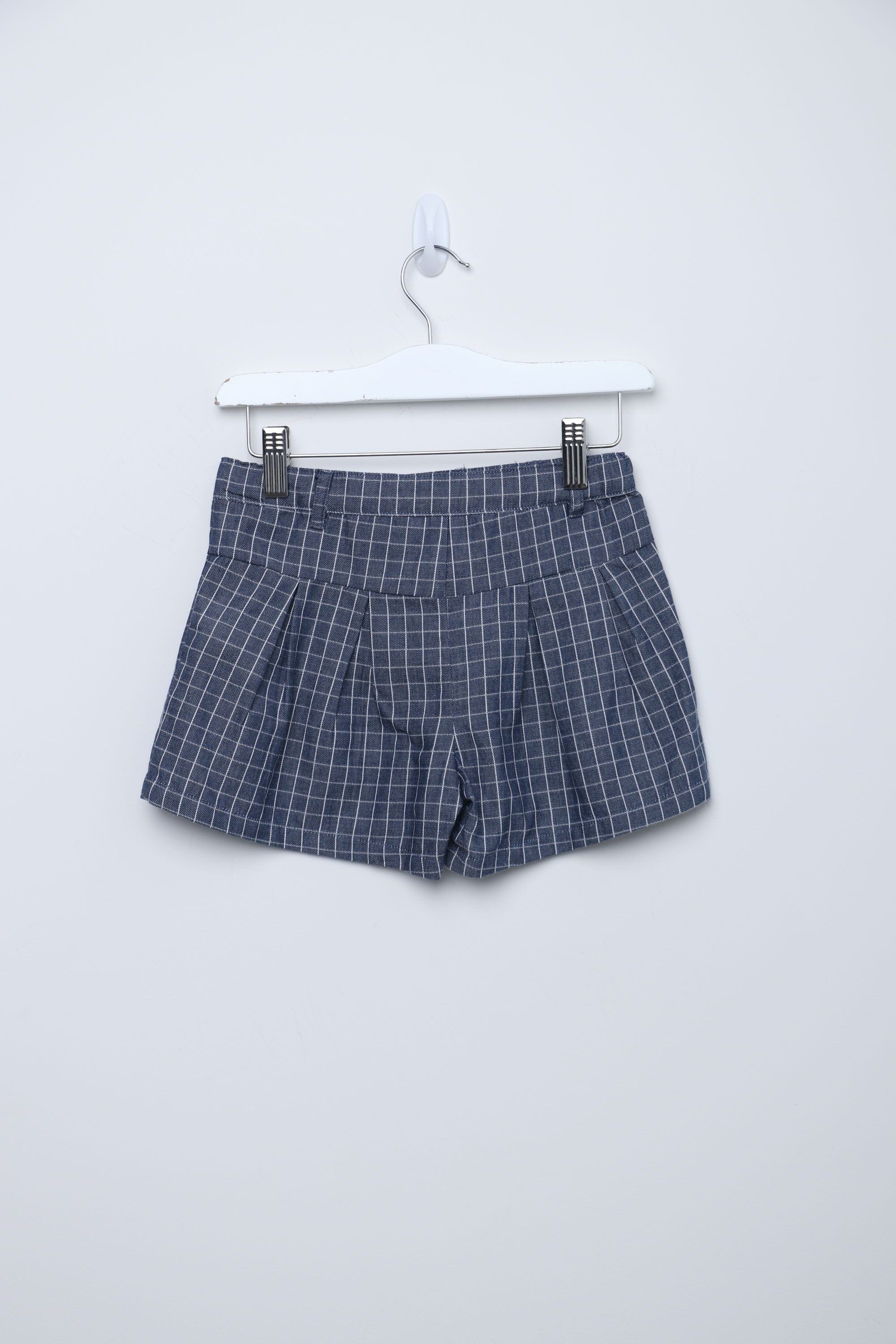 جينجرسنابس شورت كاروهات هاي ويست بناتي أزرق غامق