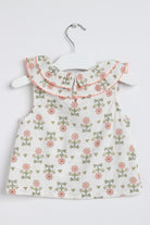 جينجرسنابس بلوزة رضع بناتي مشجر بياقة دائرية متعدد الألوان