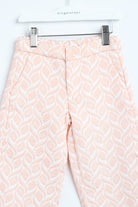 جينجرسنابس بنطلون سادة منقوش وايد ليج بناتي أحمر بنفسجي