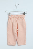 جينجرسنابس بنطلون سادة بجيوب وأزرار أمامية بناتي أحمر بنفسجي