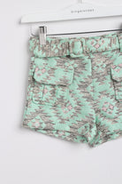 جينجرسنابس شورت منقوش بجيوب مامية برباط بناتي متعدد الألوان