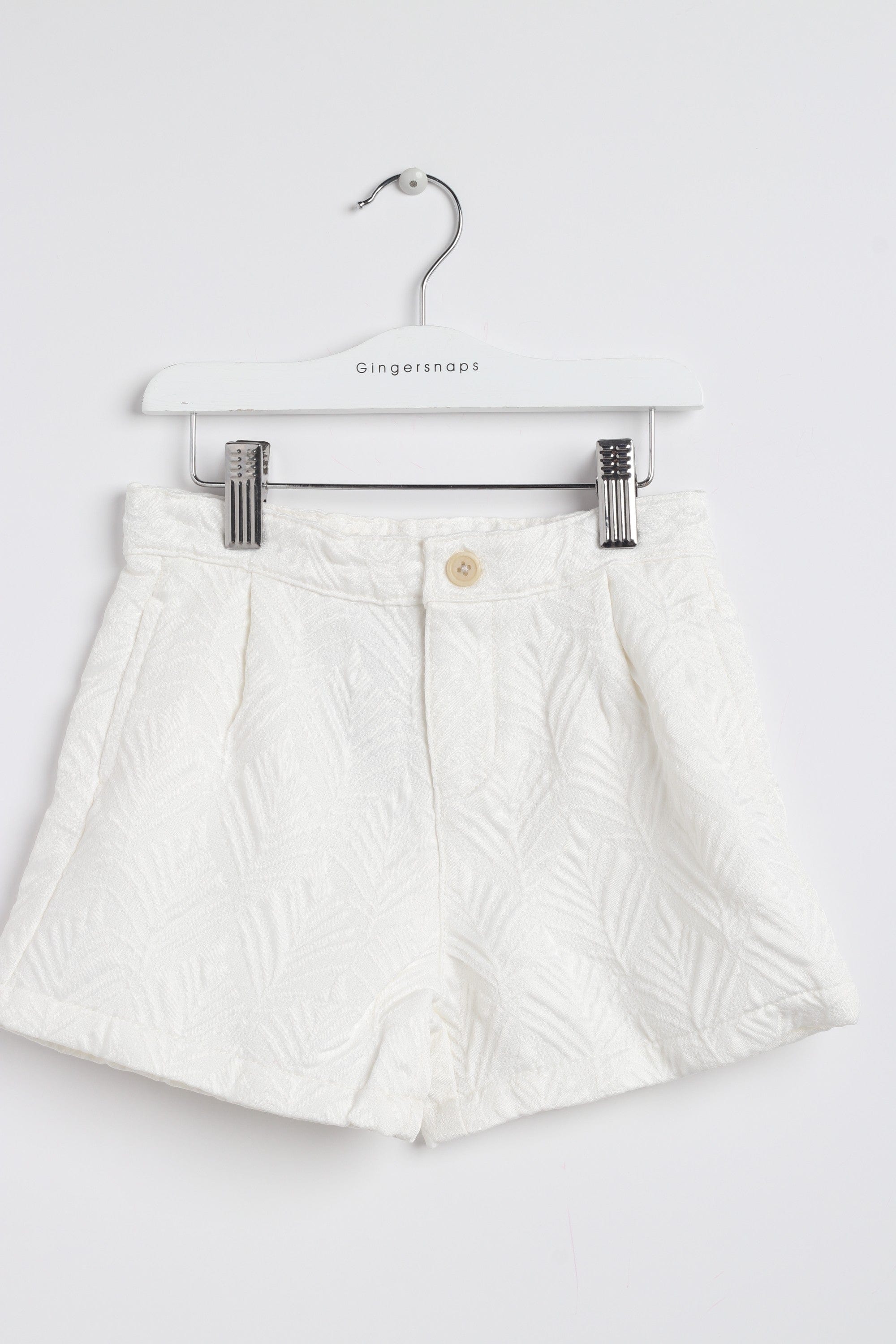 جينجرسنابس شورت بناتي سادة واسع أوف وايت