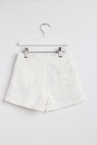 جينجرسنابس شورت بناتي سادة واسع أوف وايت