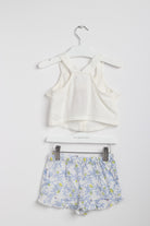 جينجرسنابس طقم بناتي للرضع بلوزة وشورت وقبعة مشجرة متعدد الألوان