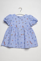 جينجرسنابس فستان ناعم صغير كم قصير بف رضع بناتي متعدد الألوان