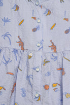 جينجرسنابس فستان ناعم صغير كم قصير بف رضع بناتي متعدد الألوان