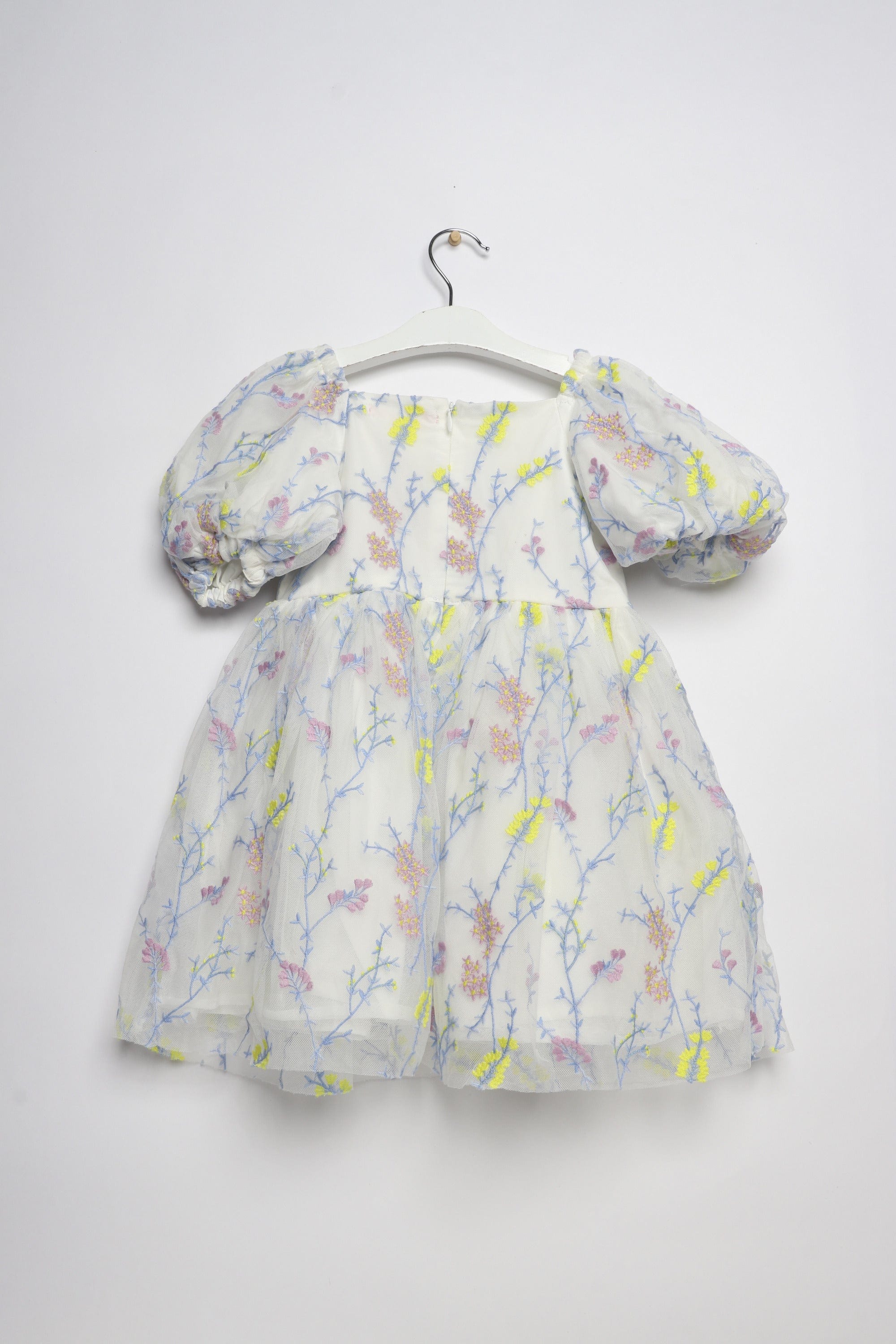 جينجرسنابس فستان بناتي مورد نص كم منفوخ متعدد الألوان