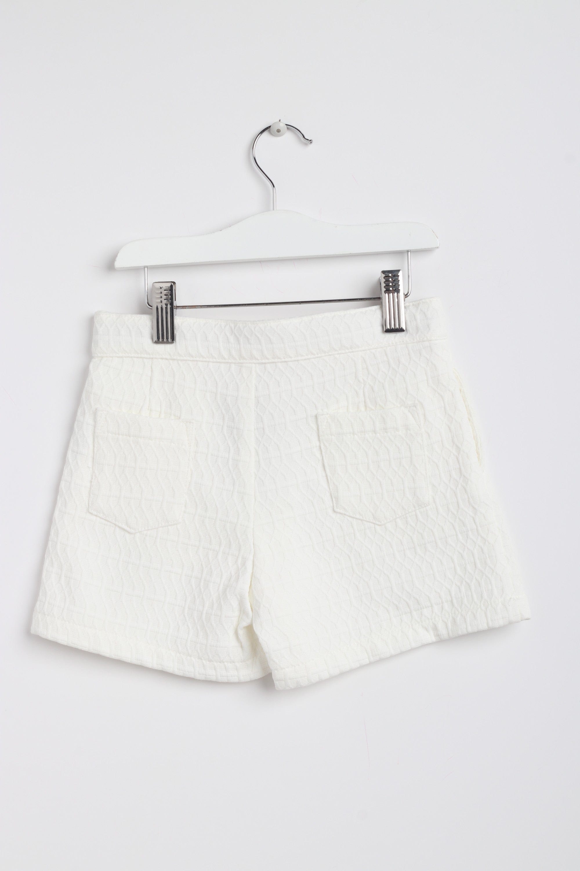 جينجرسنابس شورت بناتي سادة مضلع أوف وايت