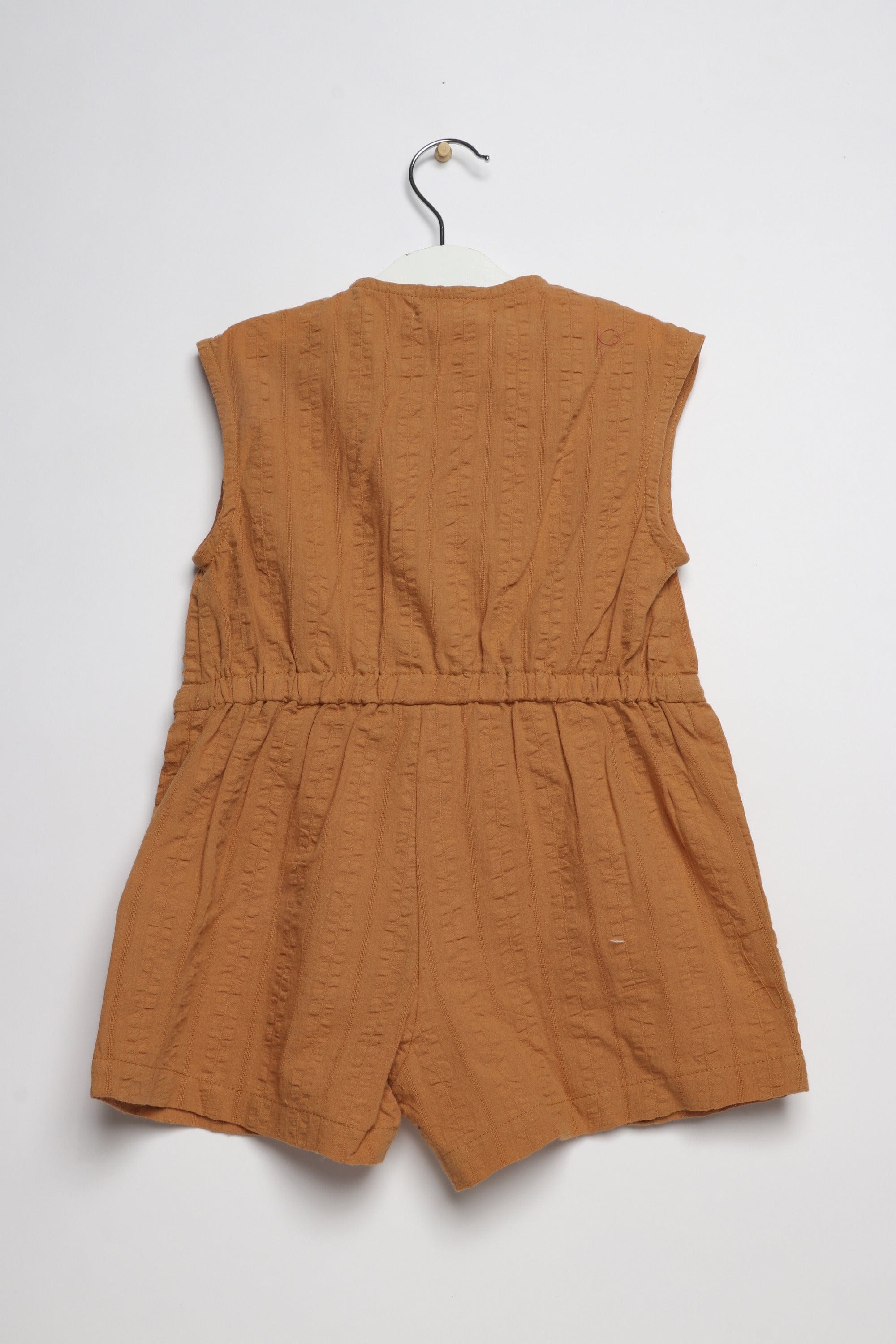 جينجرسنابس جمبسوت بناتي اطفال قصير برباط علي الخصر أصفر بني