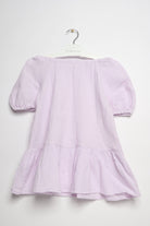 جينجرسنابس فستان بناتي سادة نص كم بف بنفسجي