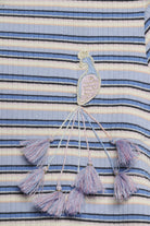 جينجرسنابس بلوزة بناتي نص كم مخططة متعدد الألوان