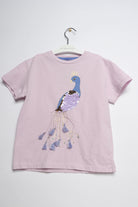 جينجرسنابس تيشيرت كم قصير مطرز بناتي أرجواني