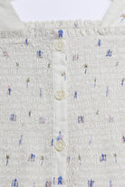 جينجرسنابس بلوزة بناتي منقوش مكشكش متعدد الألوان