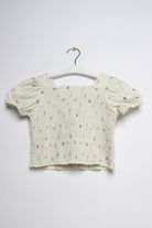 جينجرسنابس بلوزة بناتي منقوش مكشكش متعدد الألوان