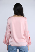 نتشي بلوزة كلاسيك بكم طويل بف نسائي