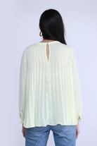 نتشي بلوزة بليسيه طويلة كم طويل نسائي