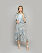 ميكا بلوزة مشجرة 3/4 كم بف