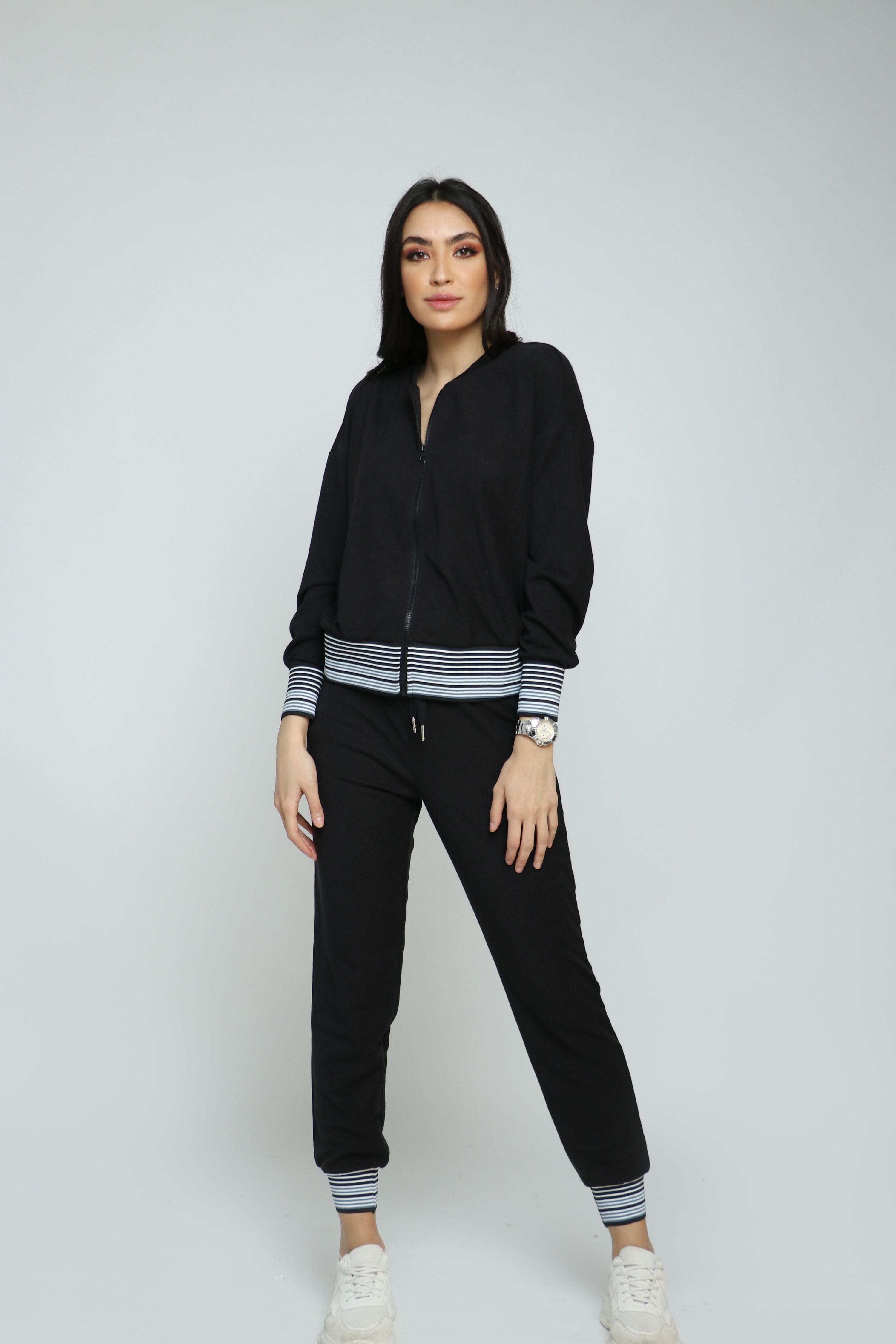 ميكا بنطلون رياضي طويل بمطاط على الكاحل نسائي