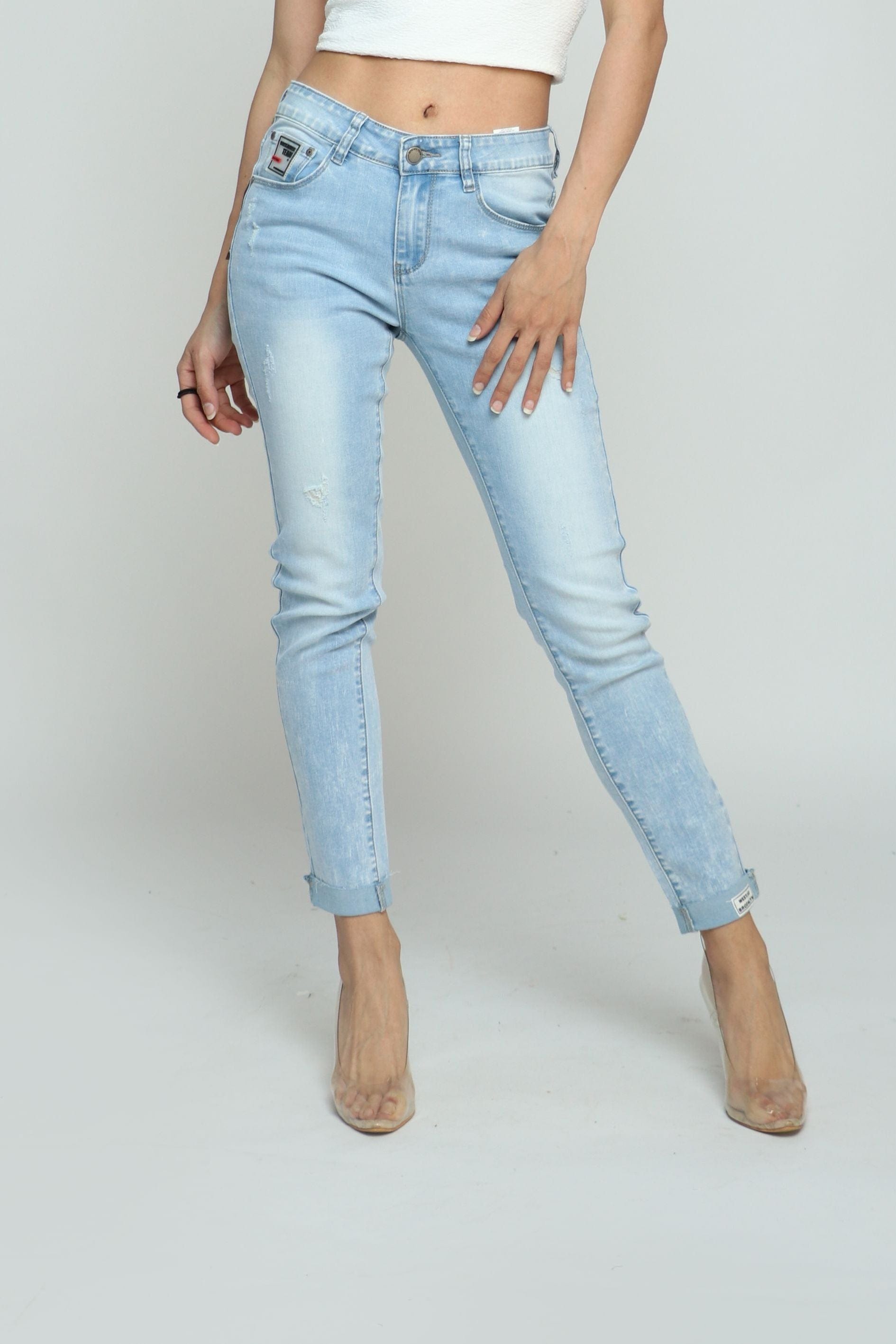 كيتشن بنطلون جينز طويل نسائي