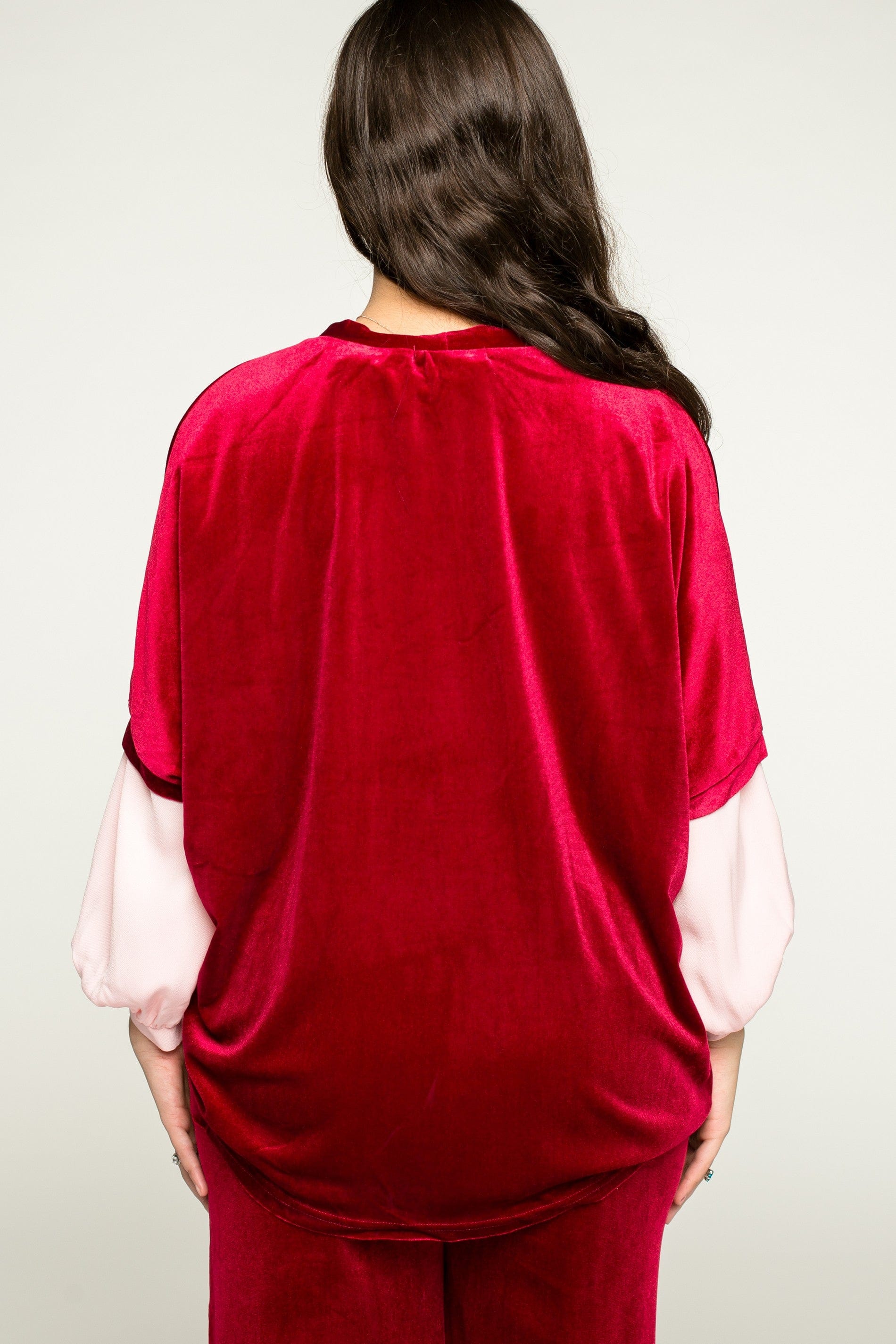 كارديجان سادة بأكمام قصيرة