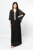 ديامانتين عباية دانتيل شفافة 3/4 كم نسائي