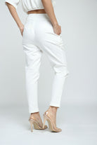 كيتشن بنطال خصر عالي رسمي طويل نسائي