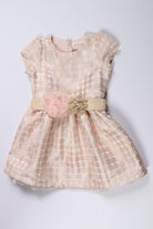 جينجرسنابس فستان بناتي منقط ستان كم قصير وردي