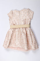 جينجرسنابس فستان بناتي منقط ستان كم قصير وردي