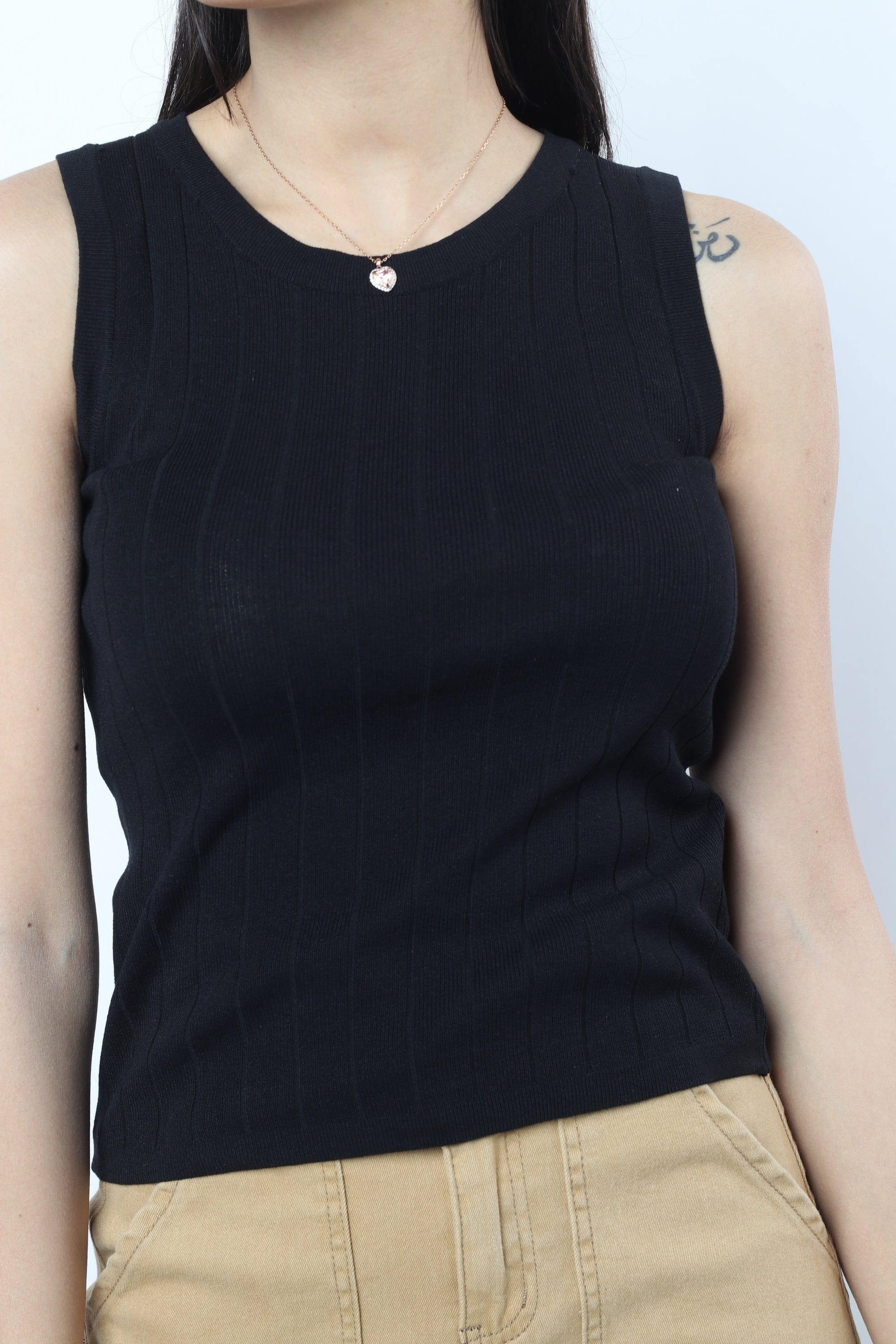 نتشي بلوزة كت مخططة بالطول نسائي