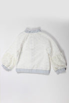 جينجرسنابس جاكيت بناتي قصير كم طويل بسحاب مشجر أوف وايت