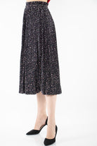 نتشي تنورة ميدي مشجرة بليسيه