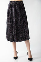 نتشي تنورة ميدي مشجرة بليسيه