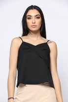 نتشي بلوزة حمالات سادة نسائي