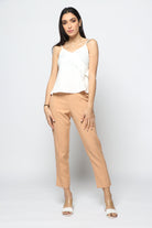 نتشي بلوزة حمالات سادة نسائي