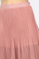 نتشي تنورة طبقات نسائية شيفون