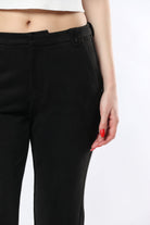 نتشي بنطلون بأزرار من أسفل طويل نسائي