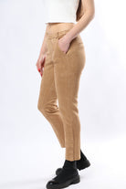 نتشي بنطلون بأزرار من أسفل طويل نسائي