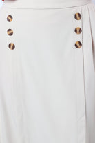 نتشي تنورة ميدي كلوش مخرمة مبطنة