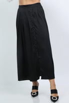 نتشي تنورة طويلة نسائية بخصر عالي