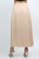 نتشي تنورة طويلة نسائية بخصر عالي