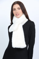 ميكا وشاح صغير فرو نسائي