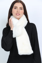 ميكا وشاح صغير فرو نسائي