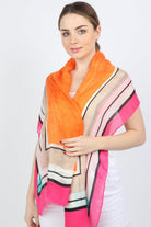 ميكا وشاح رقبة ملون نسائي