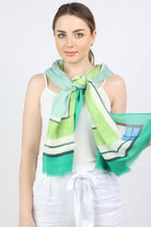 ميكا وشاح رقبة ملون نسائي