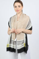 ميكا وشاح رقبة ملون نسائي