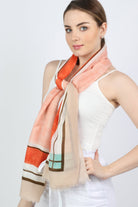 ميكا وشاح رقبة ملون نسائي