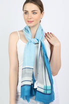 ميكا وشاح رقبة ملون نسائي