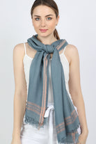 ميكا سكارف رقبة سادة نسائي